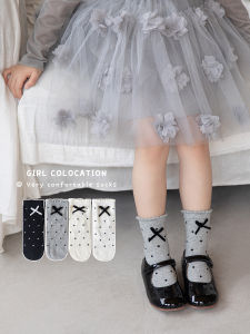 Spring Autumn Cotton Girls Socks Thin Non-elastic Princess Lace Short Socks for Baby Girls No-cuff Comfortable Breathable Kids