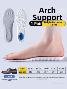 ZUYINBULUO | Height Increasing & Shock Absorbing Shoe Insoles