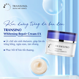 Combo 2 Kem Dưỡng Trắng Da Cho Mặt TRANSINO Whitening Repair Cream EX