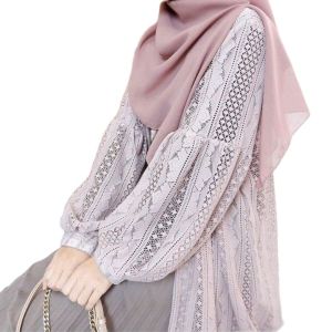 Cardigan Brokat Panjang Outfit Kondangan Wanita Kekinian Panjang Sampai Lutut Bahan Brokat Premium