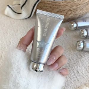 SHAQINUO Glittering Highlighter Gel with Glitter Liquid Highlighter for Atmosphere Sense Makeup Brightening and Highlighting