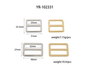 [Hàng Mới] Khoen tăng giảm khóa trượt thời trang mới bằng kim loại phụ kiện túi ví YR-102331 #ssl_accessories