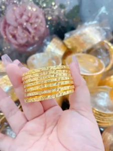 Vòng ximen cánh quạt khóa bấm lưỡi gà chuẩn 18.k cao cấp K530