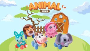IQ Angel Elephant Toys / Mainan Putar Bayi / Mainan Motorik Anak / Mainan Karakter Gajah