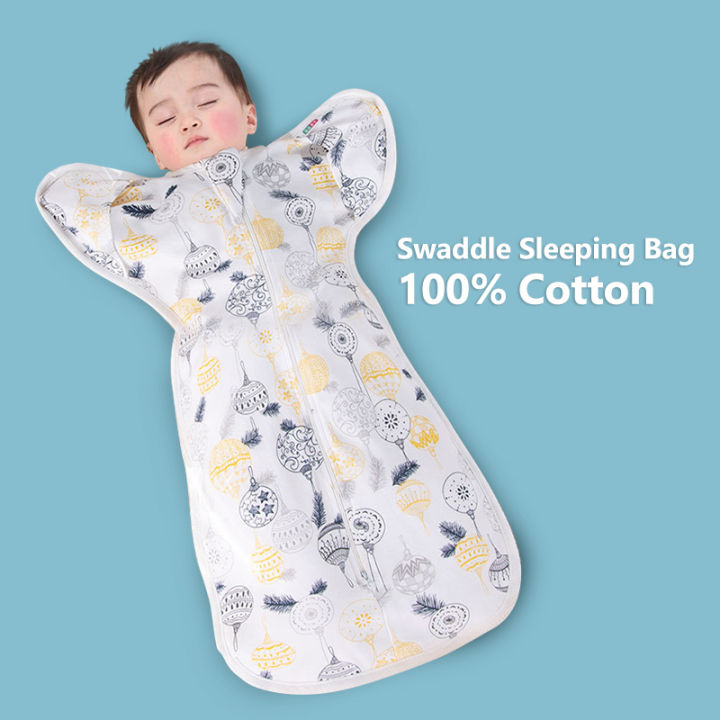 Einmilk Swaddle Sleeping Bag Baby Transitional Swaddle Sleeping Bag 100