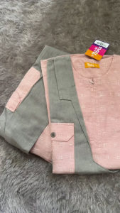 Terbaru Nibras Teen Setelan Rok NT 072 NT 72 NT72 Peach Dispers Dyed mix Oxford Two Face Premium