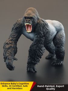 MENGSILE | Solid Realistic Animal Model Silverback Gorilla