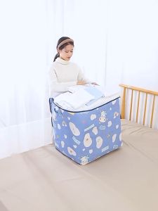 MKhome ตะกร้าผ้า ถุงใส่ผ้า ใช้เสื้อผ้าแบบจัดระเบียบ ปากถุงประกอบสำหรับปิด สำหรับปากถุงสามารถรูดปิดได้ B007