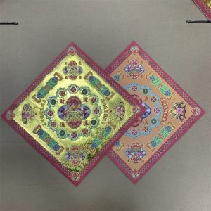 กระดาษปีนทองสองหน้าสีสันสดใสสำหรับงานฝีมือ DIY กระดาษปีนทองสำหรับการศึกษาทางวิทยาศาสตร์และธุรกิจ 40 แผ่น