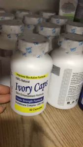 Viên uống trắng da Ivory Caps Glutathione 1500mg lọ 60 viên USA