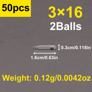 50pcs/lot Rattles Shake Attract soft baits-3mm/4mm/5mm stainless steel beads glass sleeveGlass Maraca Fishing Tackle Accessory