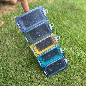 Spliced hook adsorption box Waterproof roadside accessories storage box Fishing accessories Fishing hook box Fishing storage box