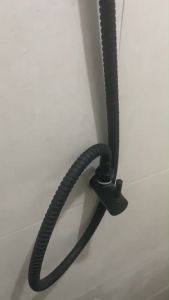 DMG ชุดฝักบัวแรงดันสีดำ พร้อมสาย 1.2 เมตร พร้อมขายึดครบชุด สินค้ารับประกันคุณภาพ รุ่น BM-1404