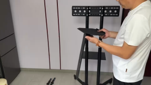 (1500B) 32-65 inch TV stand SPEEDSMOUNT portable mobile cart