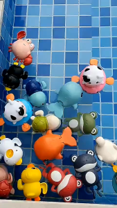 Đồ chơi nhà tắm Rùa bơi vặn cót rùa cua vịt có thể bơi dưới nước