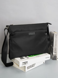 Oxford Canvas Mens Single Shoulder Bag Waterproof Casual Crossbody Bag Large Capacity Trendy Leisure Bag Fashionable New Model