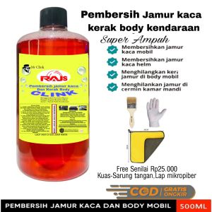 MR Clink 1 Liter Pembersih jamur kaca dan kerak body mobil motor