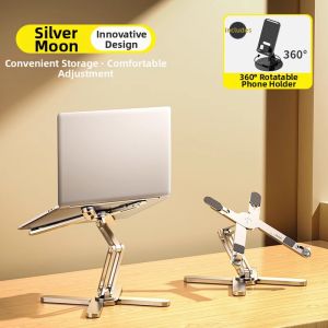 caibeike | 3 Layer Rotatable Heat Dissipation Laptop Stand Height Adjustable