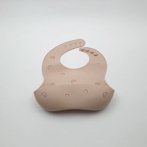 JIYU [JC-008] Celemek Bayi Silikon Polos & Pelangi (2 Set) BPA FREE