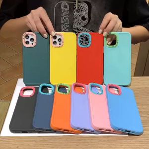 HOHO เคสใช้สำหรับไอโฟน เคสซิลิโคน ใช้สำหรับ iPhone 6/7/8 Plus/XS/XR Max/SE 11/12/13/14 Pro Max 14 Plus กรณีโทรศัพท์ TPU Case สีพื้น เคสโทรศัพท์มือถือ สีพื้น