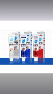 Cliden Whitening Solution Toothpaste – 3-Step Whitening & Gum Care 120g × 3 | Double Fluoride & Vitamin E Formula