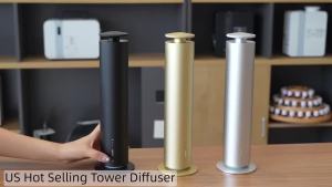 BMAD | Rechargeable Smart Bluetooth Aroma Diffuser 120ml Waterless Essential Oil Scent Machine Stand‑Up Aromatherapy Diffuser Office