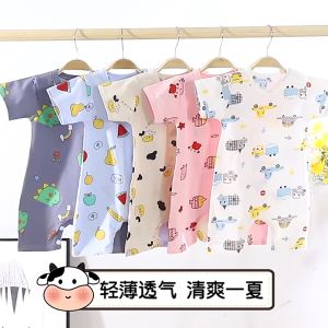[Msia Stock]🌸0-18M🌸Baju Bayi Baby Clothing Rompers Cartoon Newborn Jumpsuits Nightwear One Piece Infant Boy Girl