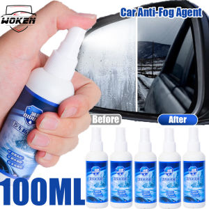 【WOKEN】2PCS 100ML Long-lasting Car Glass Anti-fog Agent Windshield Rainproof Spray Rearview Mirror Glass Hydrophobic Nano Coating Waterproof Coating Acid Rain Remover