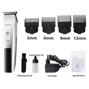 Rechargeable LED Pilot lamp electric hair clipper Low noise barber knife original hair cutting tools