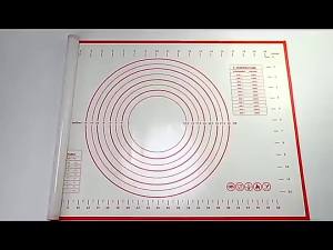 Non-Stick Silicone Pad Baking Sheet Cupcake Dessert Mat Baking Mat with Scale Pastry Boards Cookie Decorating Tools - 45x60cm