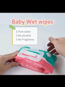 【Lowest Price】12Pack Baby Wipes 80pcs/Pack Wipes Easy To Carry Baby Available Disinfection Wipes on-Alcohol Unscented Safe For Baby Gentle Wipes Wet Tissue Disposable Cotton Wipes