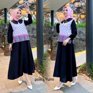 MIDI DRESS POLKA YUMI BY VIENARA