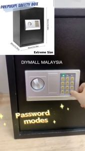 Safety Box Security Lock Cash Box Safe Box All Steel Digital Electronic Keypad Lock Anti-Theft Box Currency Jewelry Safe