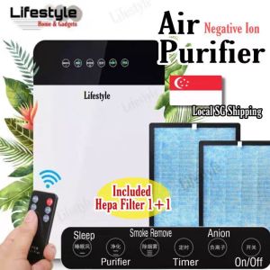 🔥🔥🔥 [SG BEST SELLER]New LifeStyle Protable AION /AnionAir Purifier True Hepa /Smart Sensors/PM 2.5 Removal/With LCD Screen/Ready Stock Fast Delivery