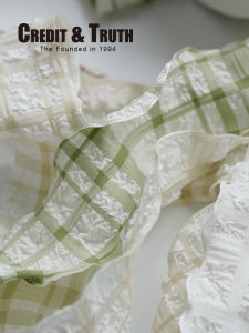 Ruy Băng Trang Trí Bướm Ruy Băng Sóng Hoa Mỹ Nghệ Đóng Gói Bướm Nút Lưới Ruy Băng Polyester Viền Khóa Kéo 4CM