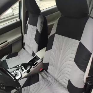 Bộ Bọc Ghế Ô Tô Toàn Diện Tùy Chỉnh Chất Liệu Polyester Sử Dụng Được Bốn Mùa Dành Cho Ghế Trước Thoải Mái Có Lớp Đệm Mút PE.