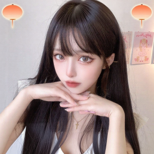 alice garden | Natural-Looking Black Straight Japanese-Style Wig
