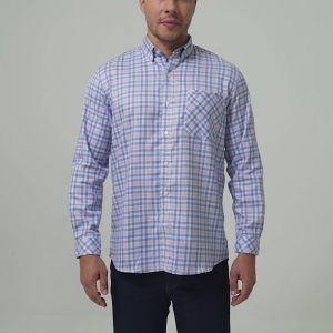 Lee Cooper Long Shirt Kenny Medium Blue