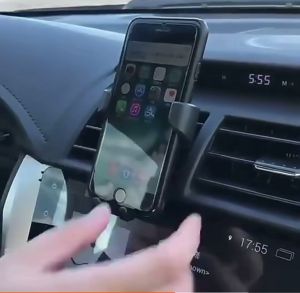 MANHADA ที่ยึด โทรศัพท์ รถ ใน ที่วาง โทรศัพท์ รถ คลิปยึด แบบ ปรับ ช่องระบาย อากาศ CNN-447