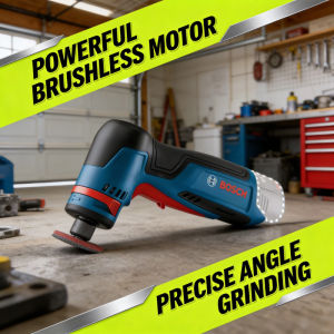 Bosch | Bosch GWG 12V-50 S Electric Grinder Cordless Polisher Brushless Right Angle Sander Home Use Mini Grinding Machine