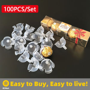 【Fast Shipping】 100pcs/lot Chocolate Cup Ball Holder Case Chocolate Ball Holder Case Flower Candy Ball Bouquet DIY Fixed Base Fixed Base Of Decorative Chocolates for Flowers Bouque LZC-Ball-Holder-100PCS/Set