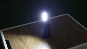 AOKI Senter LED Zoom Fokus Rechargeable – 4 Mode Lampu Samping Outdoor Type-C