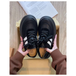 SGIRL TWTW Recommended 2025 Spring New Style Thick Bottom Slip-On Bread Shoes Casual Womens Footwear Fashionable round Toe