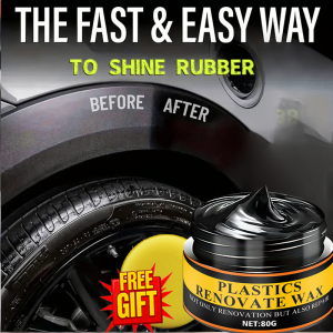 NEW!! Wheel Hub Gloss Repair Agent-all-round Plastic Rubber Repair Fluid Nanotechnology-enhanced Black Decorative Wax Suitable