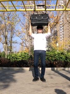 Túi đựng đồ nghề nắp vuông cho thợ điện nước kỹ thuật đế nhựa chống thấm nước chắc chắn