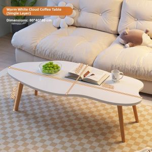 Sleek Luxury Cloud Shaped Coffee Table