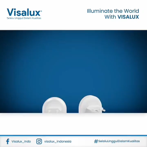 Visalux Lampu Tidur LED Night Light 3000K WarmWhite Kuning 3W