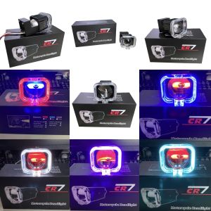 Biled Matrix CR7 1.5 Inch Angel Eyes + Demon Light 60 Watt White 6000K