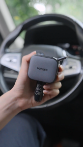UGREEN Nexode Car Charger 60W with Retractable USB-C Cable