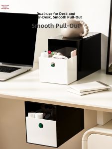 Hidden Sectioned Under Desk Organizer